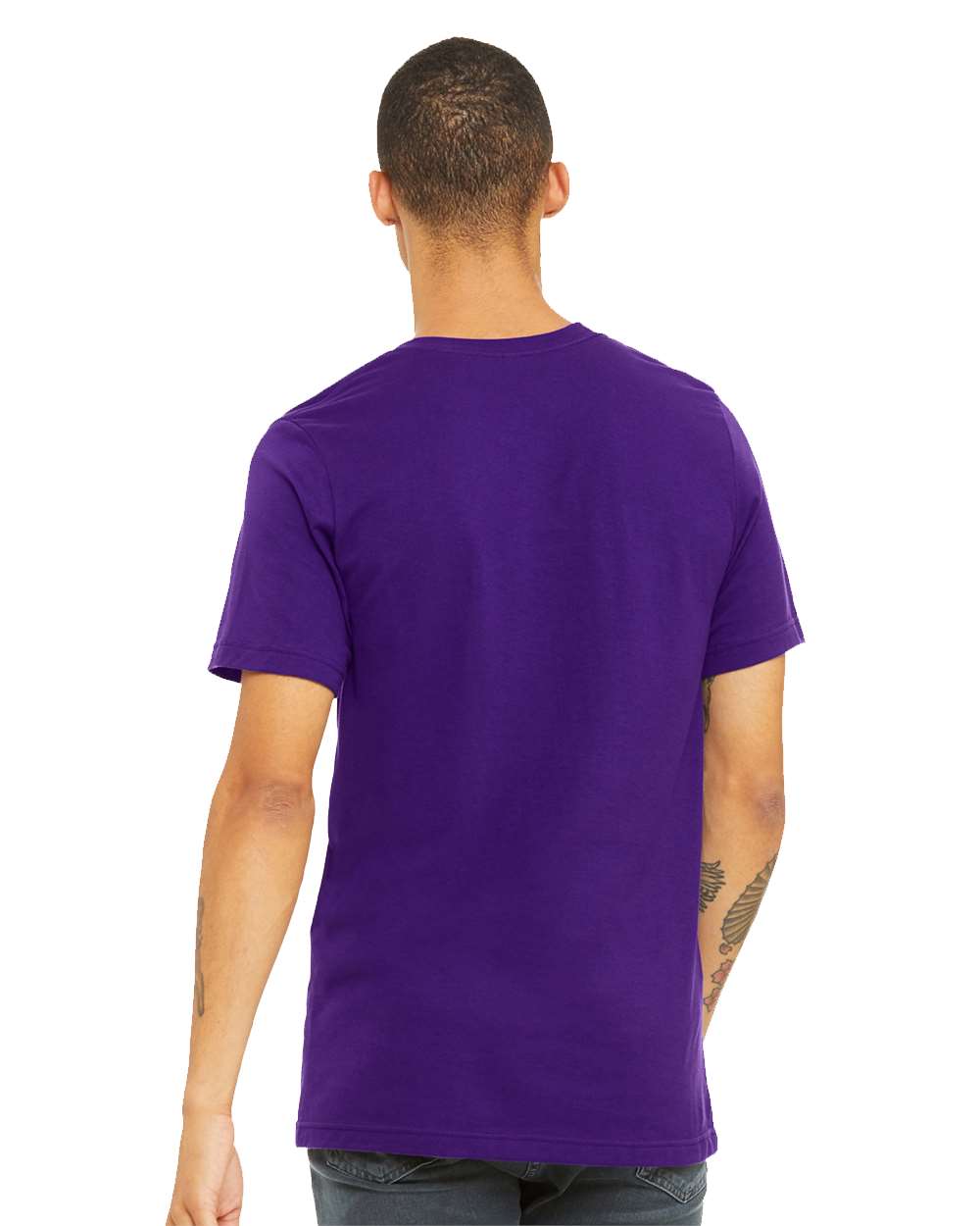 mdl Team Purple Color BELLA + CANVAS Unisex Jersey Tee 