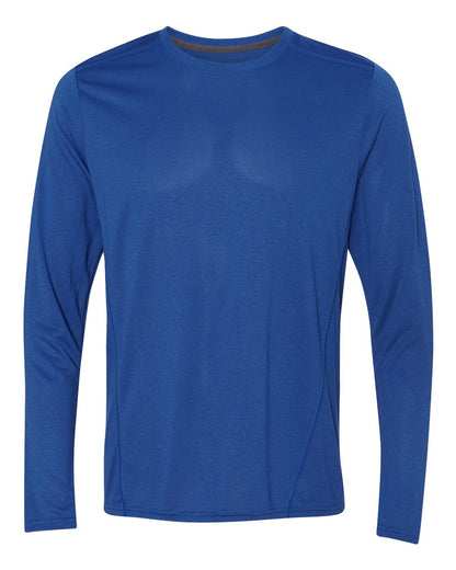 Gildan Performance® Tech  Long Sleeve T-Shirt 47400 #color_Marbled Royal