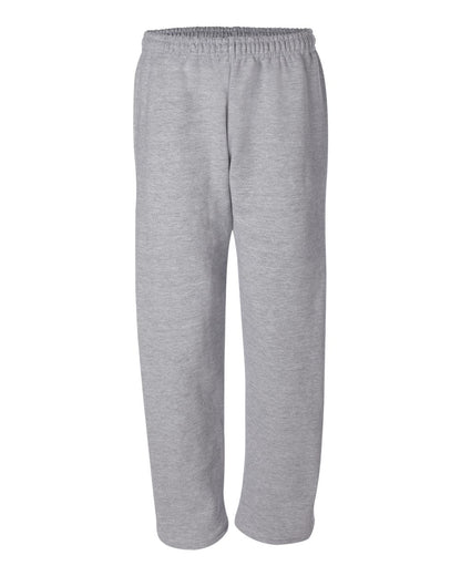 Gildan DryBlend® Open-Bottom Sweatpants with Pockets 12300 #color_Sport Grey