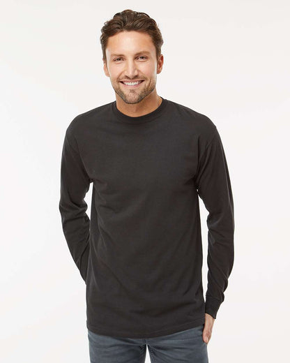 M&O Gold Soft Touch Long Sleeve T-Shirt 4820 #colormdl_Black