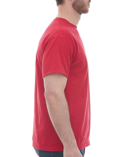 M&O Ring-Spun T-Shirt 5500 #color_Red