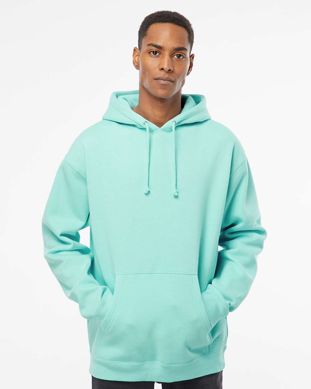 Independent Trading Co. Heavyweight Hooded Sweatshirt IND4000 #colormdl_Mint