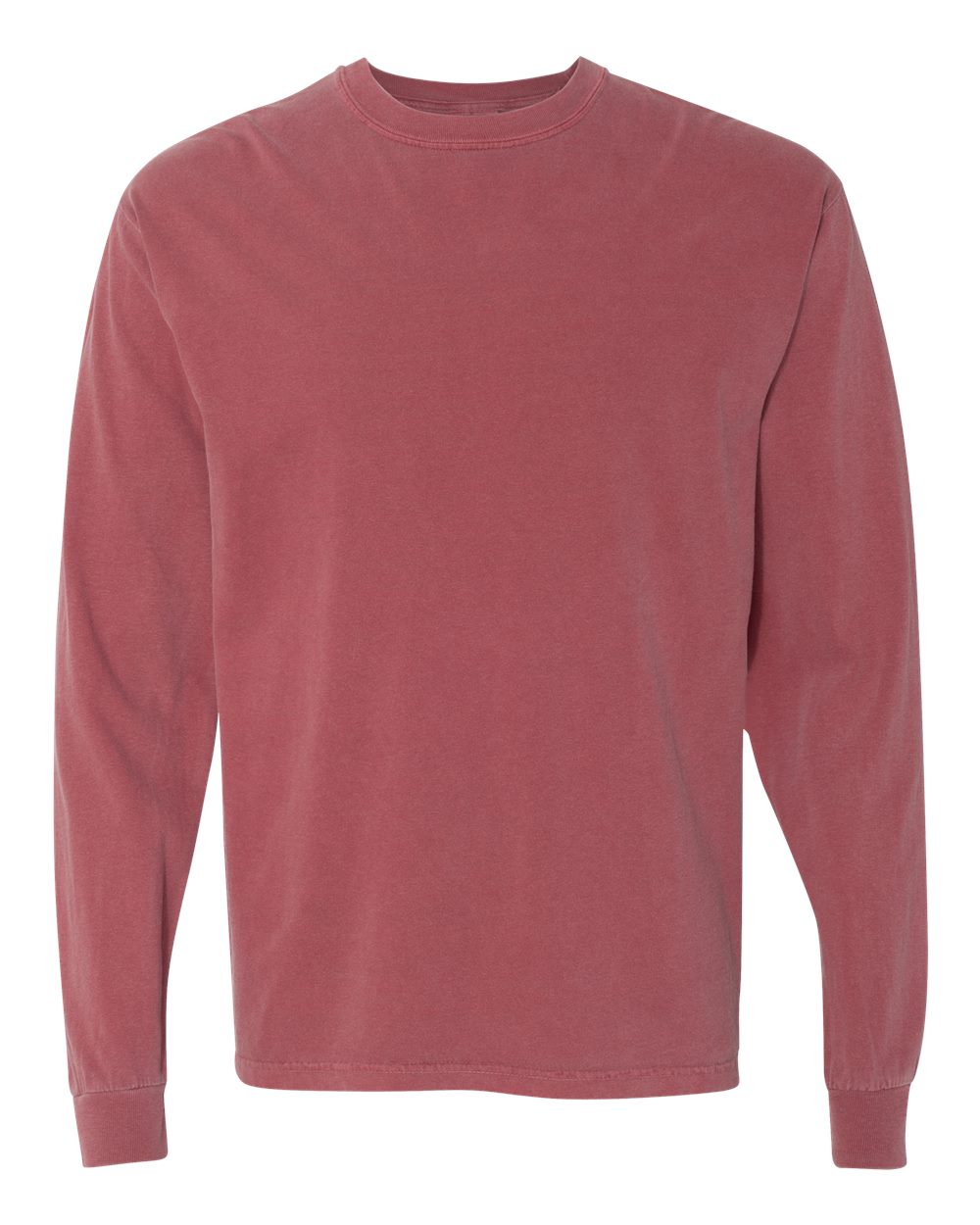 Comfort Colors Garment-Dyed Heavyweight Long Sleeve T-Shirt 6014 #color_Brick