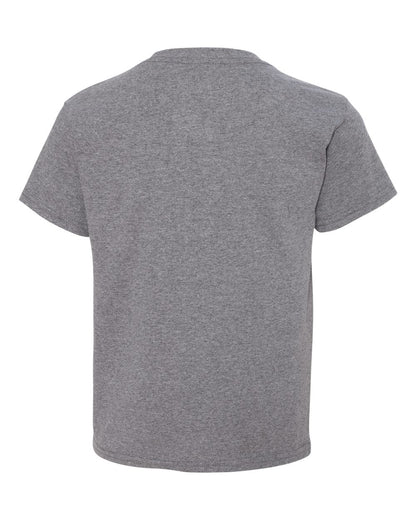 Gildan DryBlend® Youth T-Shirt 8000B #color_Graphite Heather