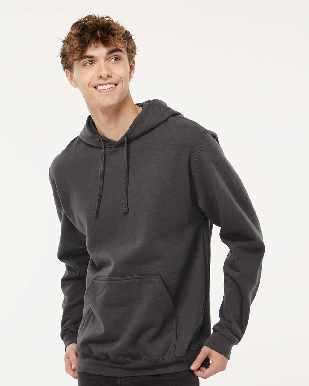 M&O Unisex Pullover Hoodie 3320 #colormdl_Charcoal