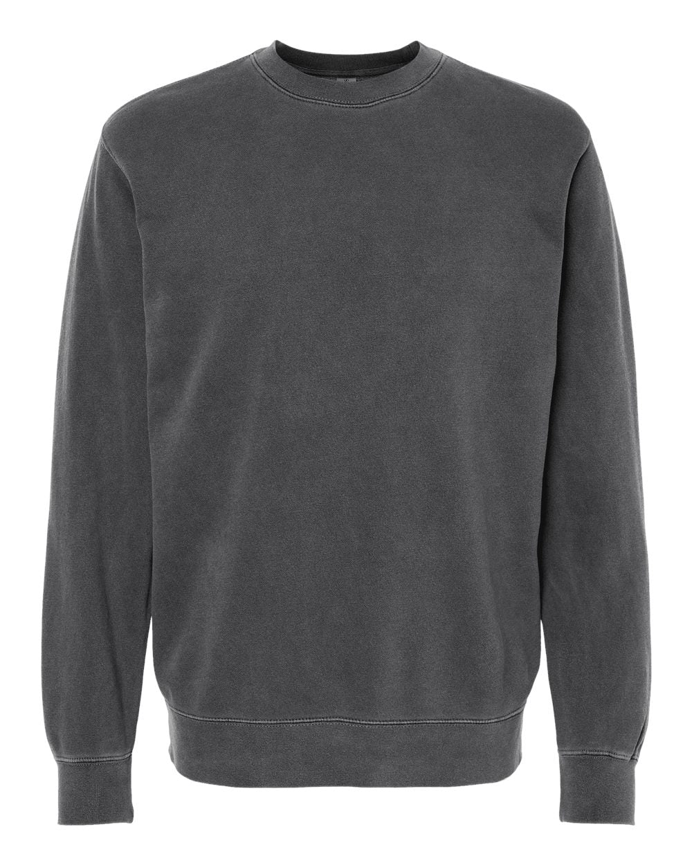 Independent Trading Co. Unisex Midweight Pigment-Dyed Crewneck Sweatshirt PRM3500 #color_Pigment Black