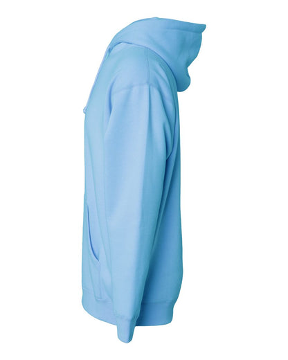 Independent Trading Co. Heavyweight Hooded Sweatshirt IND4000 #color_Blue Aqua