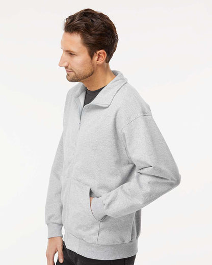 King Fashion Full-Zip Sweatshirt KF9016 #colormdl_Athletic Grey