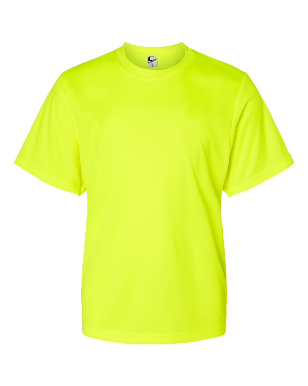 C2 Sport Youth Performance T-Shirt 5200 #color_Safety Yellow