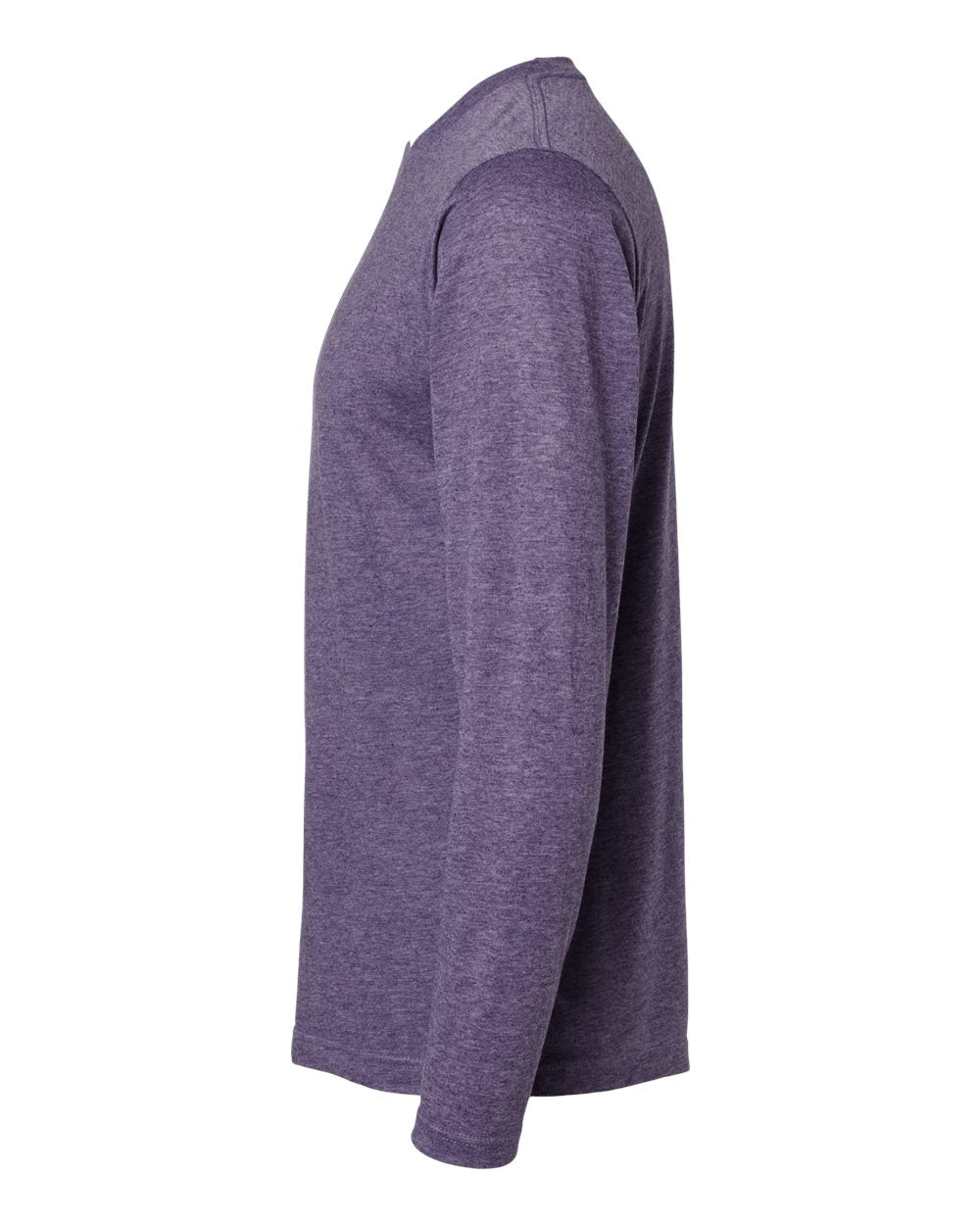 M&O Poly-Blend Long Sleeve T-Shirt 3520 #color_Heather Purple