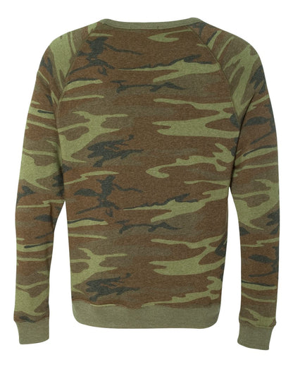 Alternative Champ Eco-Fleece Crewneck Sweatshirt 9575 #color_Camo