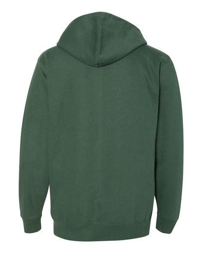 Independent Trading Co. Midweight Full-Zip Hooded Sweatshirt SS4500Z #color_Alpine Green