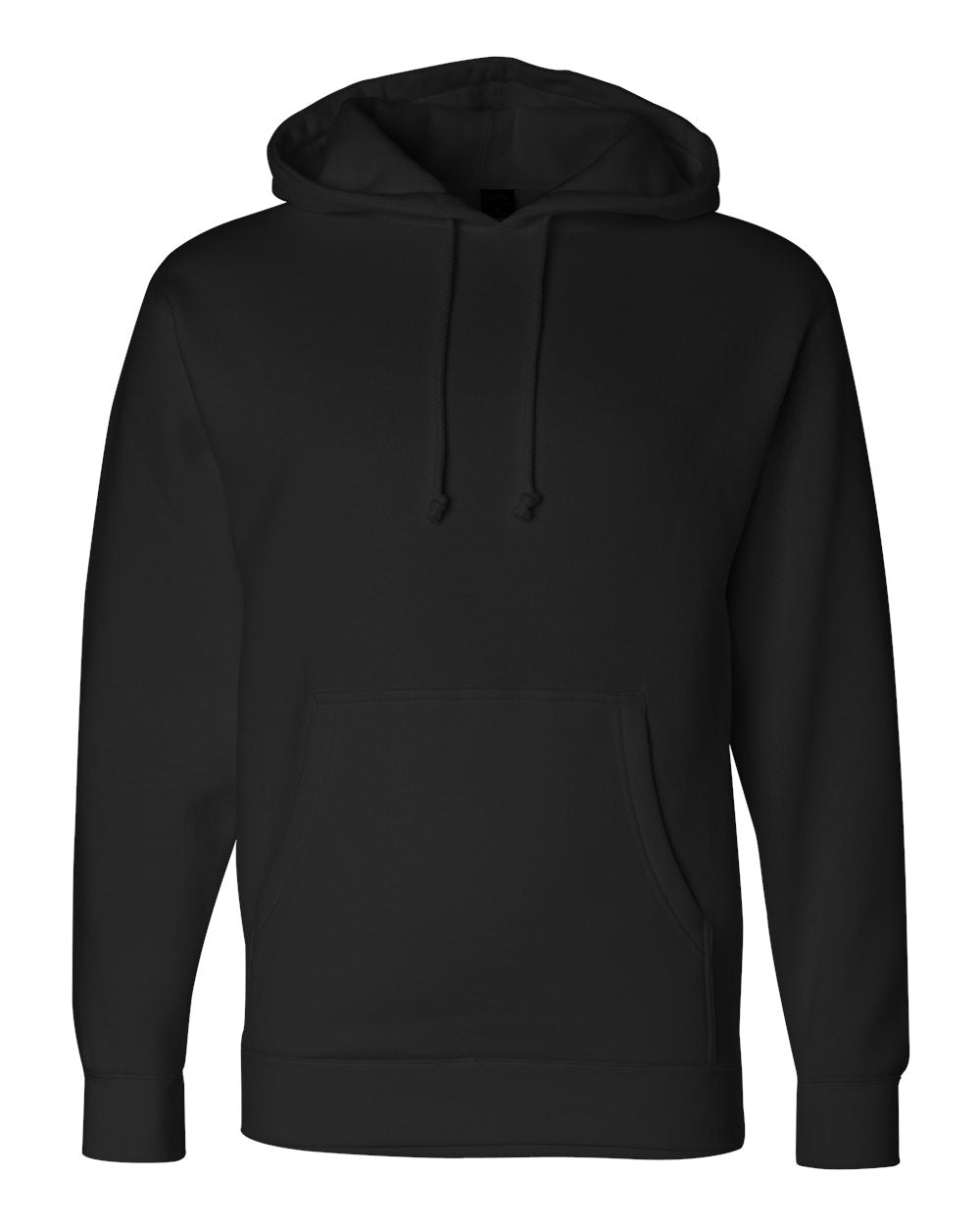 Independent Trading Co. Heavyweight Hooded Sweatshirt IND4000 #color_Black