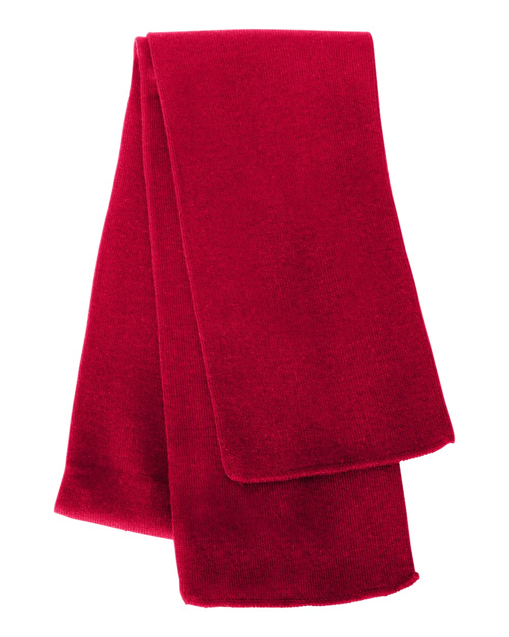 Sportsman Knit Scarf SP04 #color_Red