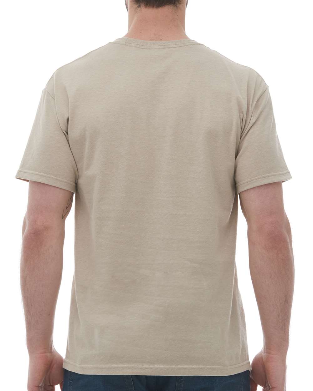 M&O Ring-Spun T-Shirt 5500 #color_Sand