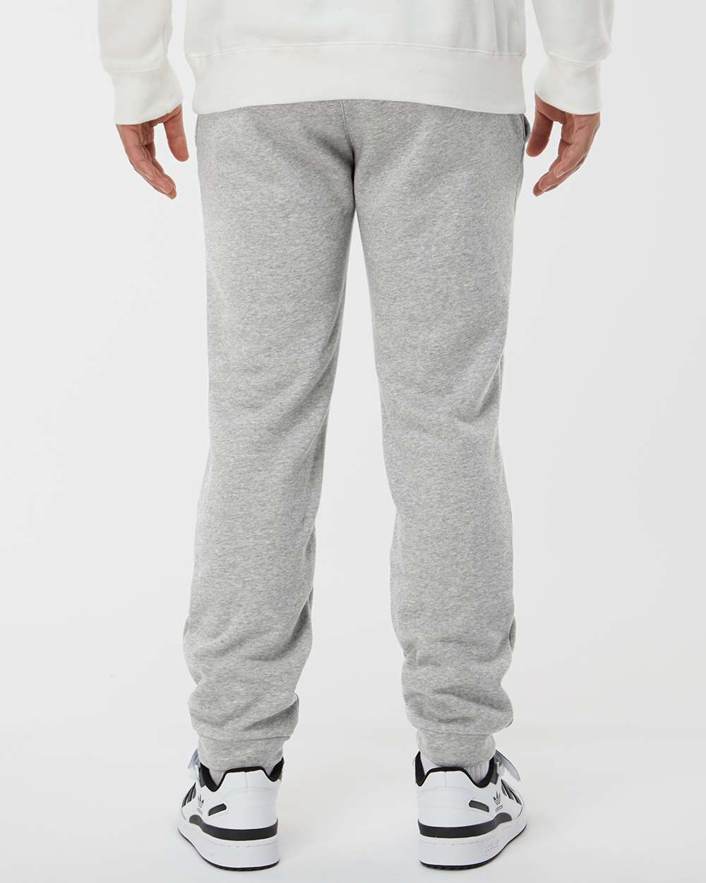 Adidas A436 Fleece Joggers #colormdl_Grey Heather