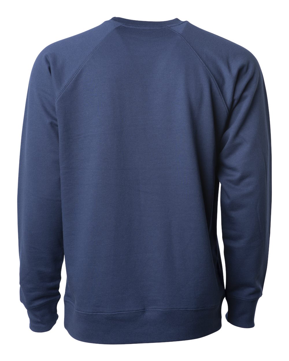 Independent Trading Co. Icon Unisex Lightweight Loopback Terry Crewneck Sweatshirt SS1000C #color_Indigo