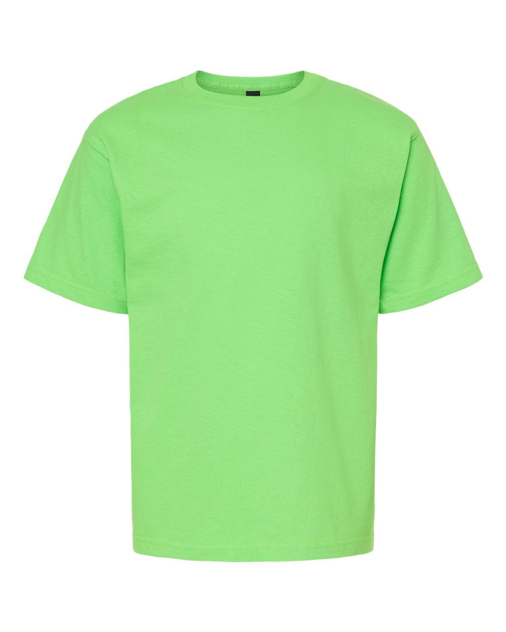 M&O Youth Gold Soft Touch T-Shirt 4850 #color_Vivid Lime