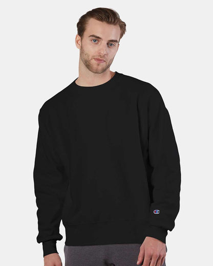 Champion Reverse Weave® Crewneck Sweatshirt S149 #colormdl_Black