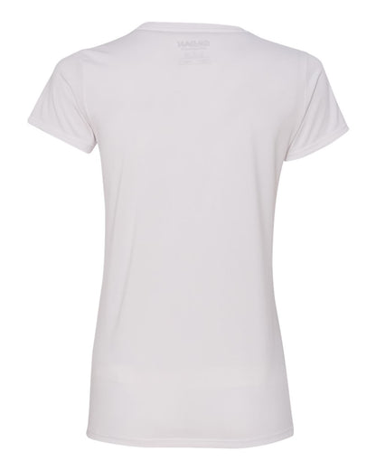 Gildan Performance® Tech Women's V-Neck T-Shirt 47V00L #color_White