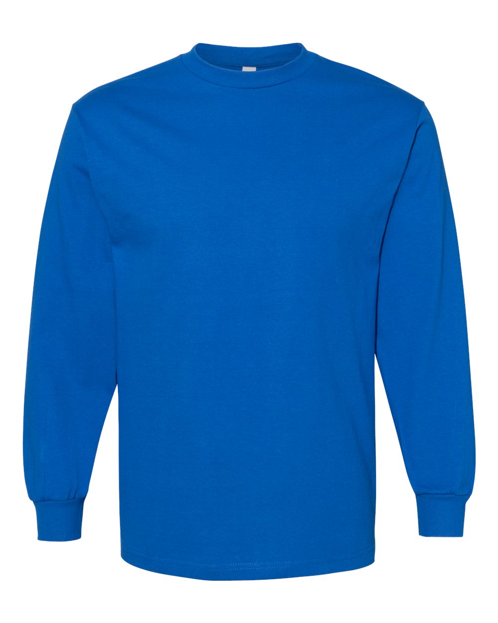American Apparel Unisex Heavyweight Cotton Long Sleeve Tee 1304 #color_Royal Blue
