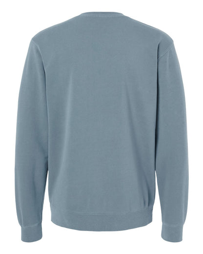 Independent Trading Co. Unisex Midweight Pigment-Dyed Crewneck Sweatshirt PRM3500 #color_Pigment Slate Blue