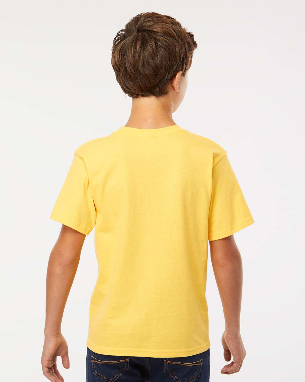 M&O Youth Gold Soft Touch T-Shirt 4850 #colormdl_Yellow