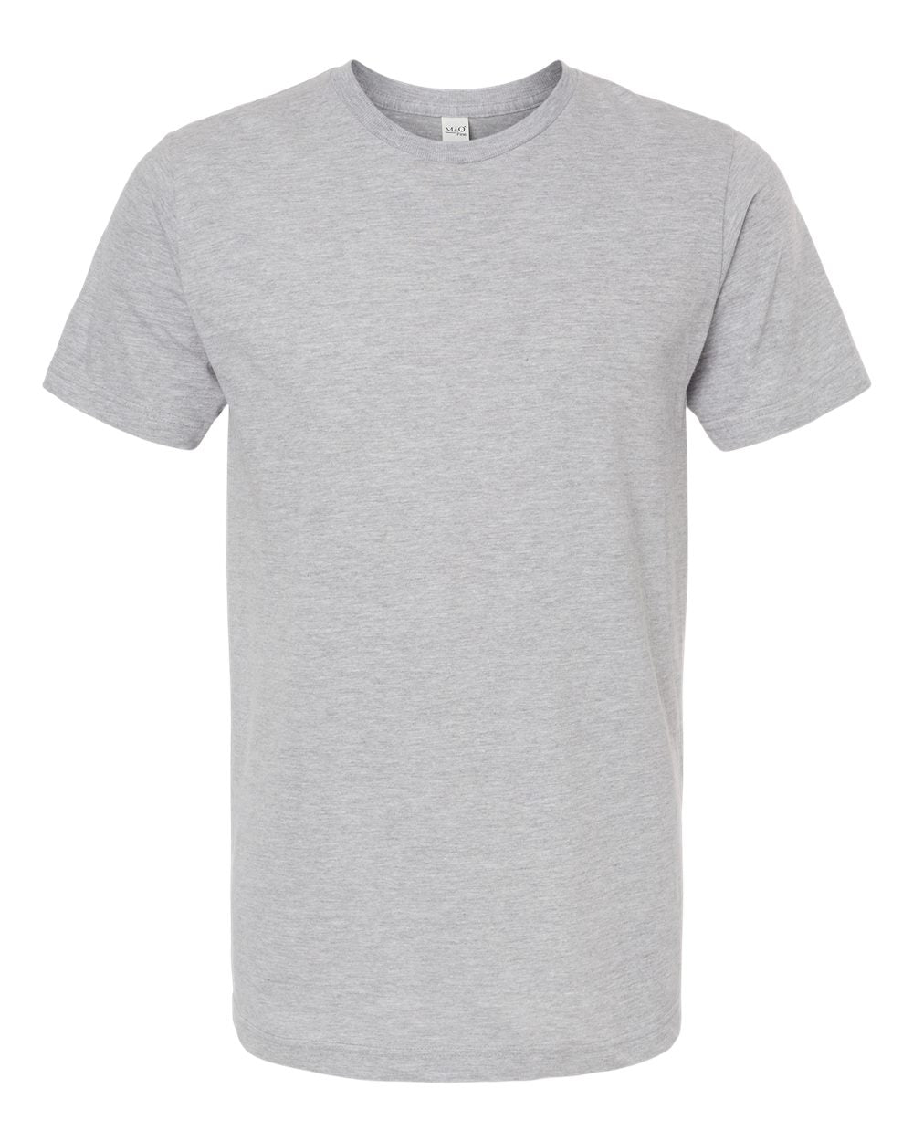M&O Fine Jersey T-Shirt 4502 #color_Heather Grey