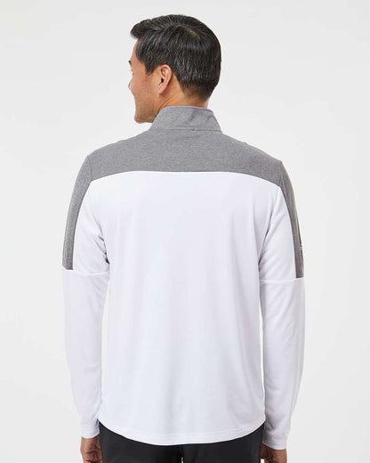Adidas A552 Lightweight Quarter-Zip Pullover #colormdl_White/ Grey Three Melange