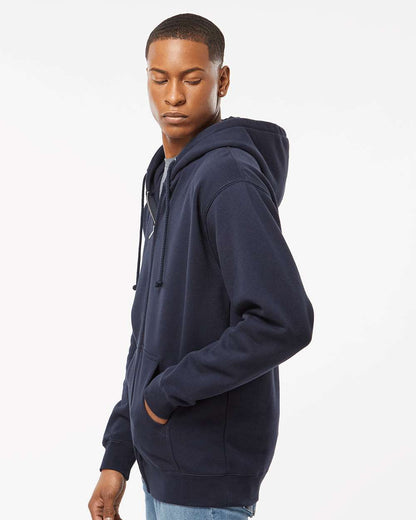 Independent Trading Co. Heavyweight Full-Zip Hooded Sweatshirt IND4000Z #colormdl_Navy