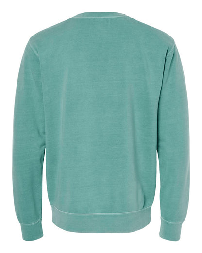 Independent Trading Co. Unisex Midweight Pigment-Dyed Crewneck Sweatshirt PRM3500 #color_Pigment Mint