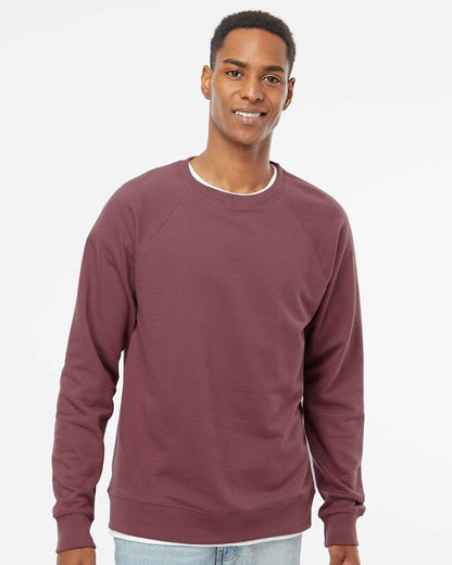 Independent Trading Co. Icon Unisex Lightweight Loopback Terry Crewneck Sweatshirt SS1000C #colormdl_Port