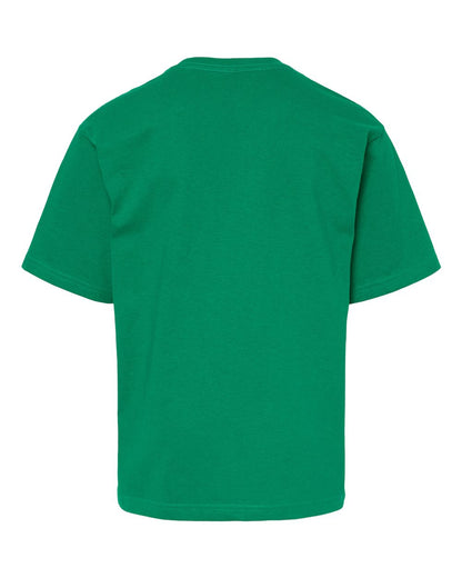 M&O Youth Gold Soft Touch T-Shirt 4850 #color_Fine Kelly Green