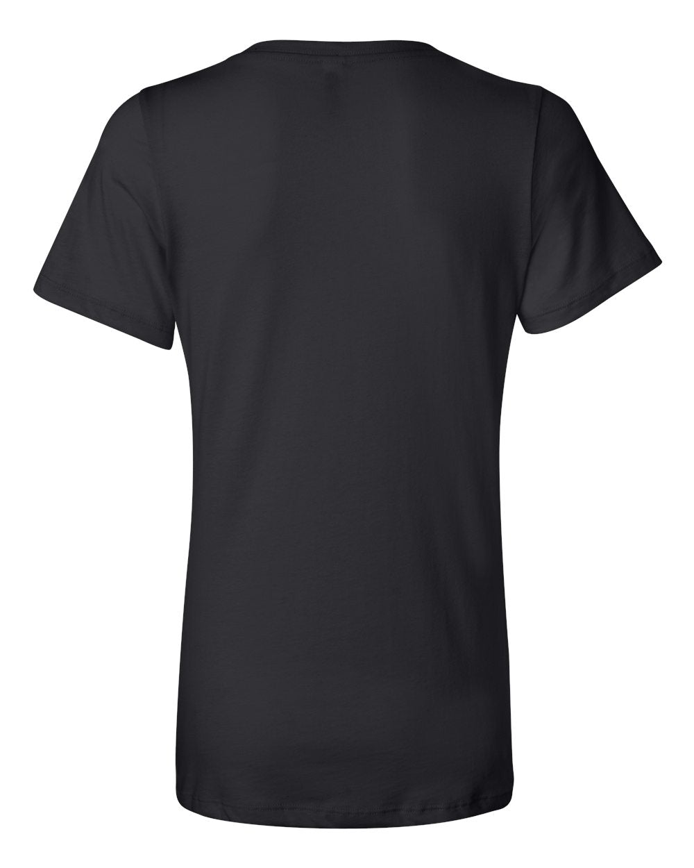 BELLA + CANVAS Women’s Relaxed Jersey V-Neck Tee 6405 #color_Black