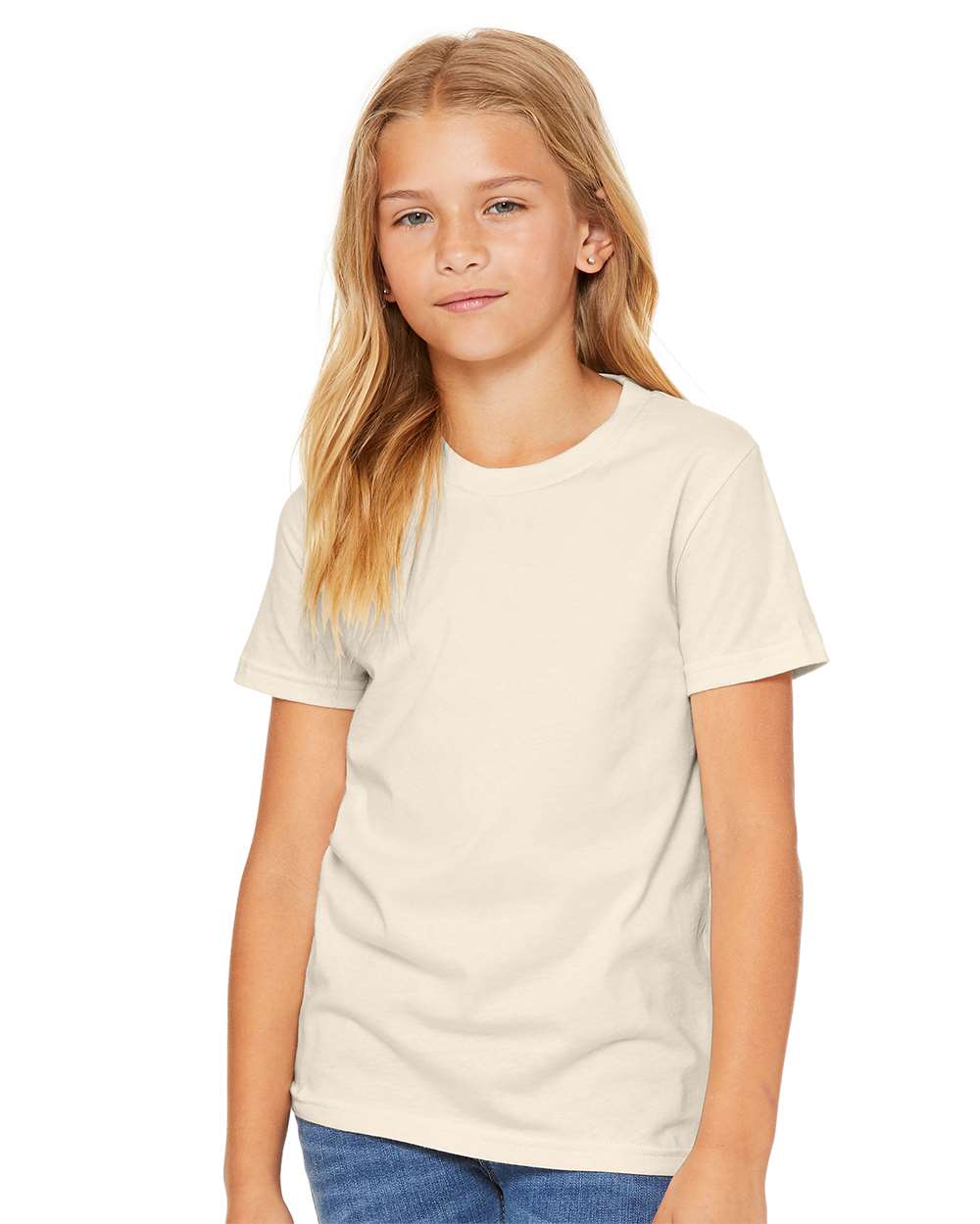 BELLA + CANVAS Youth Unisex Jersey Tee 3001Y #colormdl_Natural