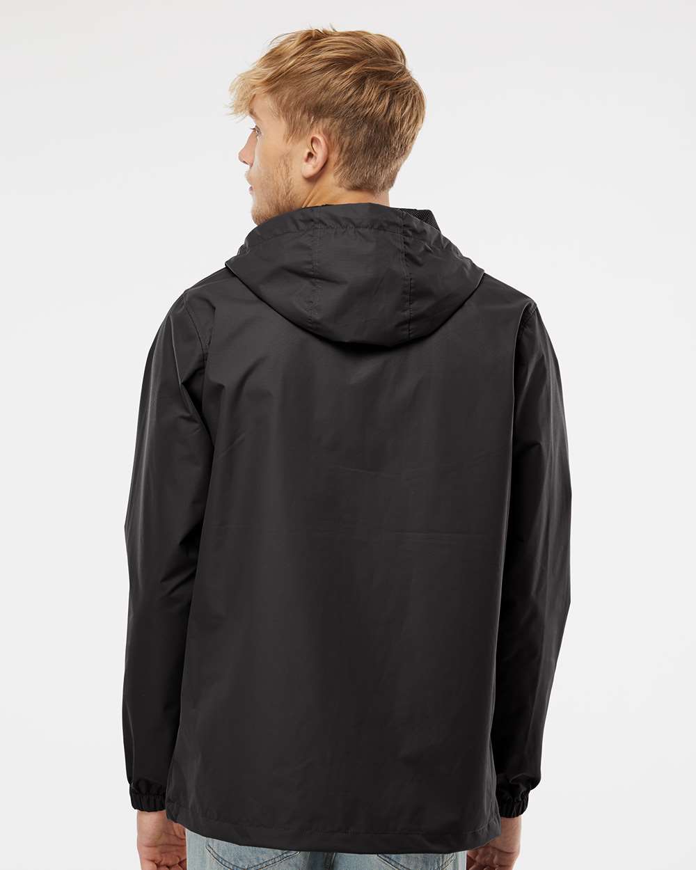 Independent Trading Co. Nylon Anorak EXP94NAW #colormdl_Black