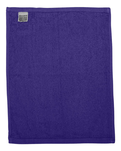 Q-Tees Hemmed Fingertip Towel T600 #color_Purple
