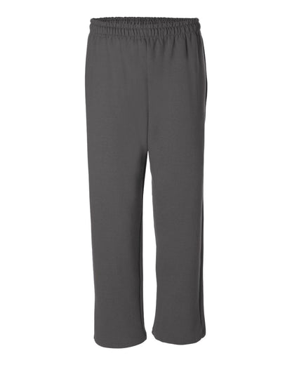Gildan Heavy Blend™ Open-Bottom Sweatpants 18400 #color_Charcoal