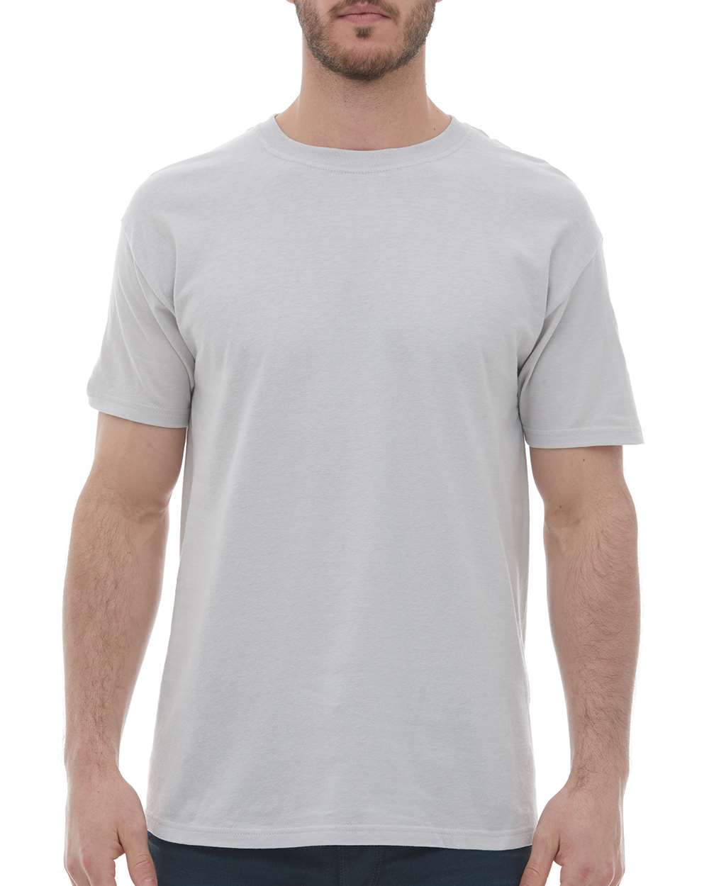 M&O Ring-Spun T-Shirt 5500 #color_Platinum