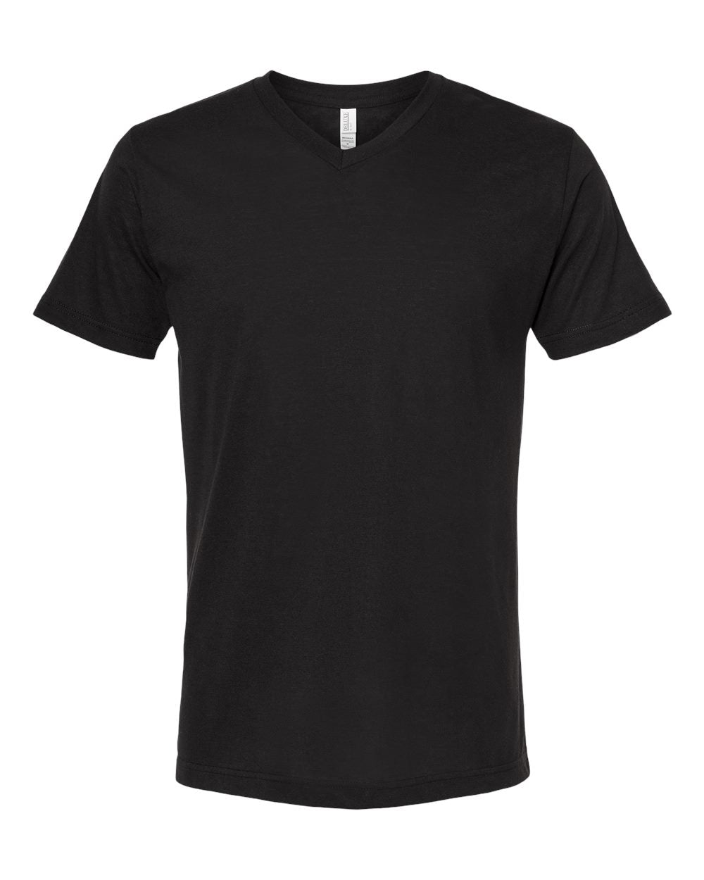 M&O Deluxe Blend V-Neck T-Shirt 3543 #color_Black