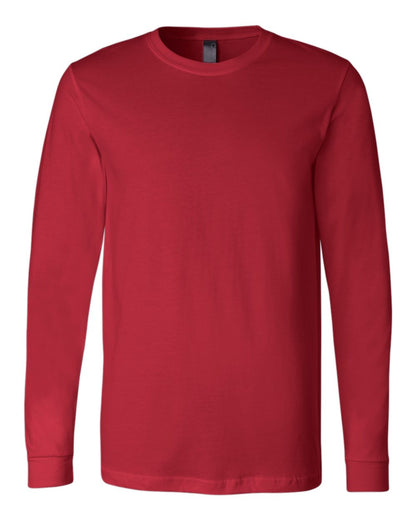BELLA + CANVAS Unisex Jersey Long Sleeve Tee 3501 #color_Red
