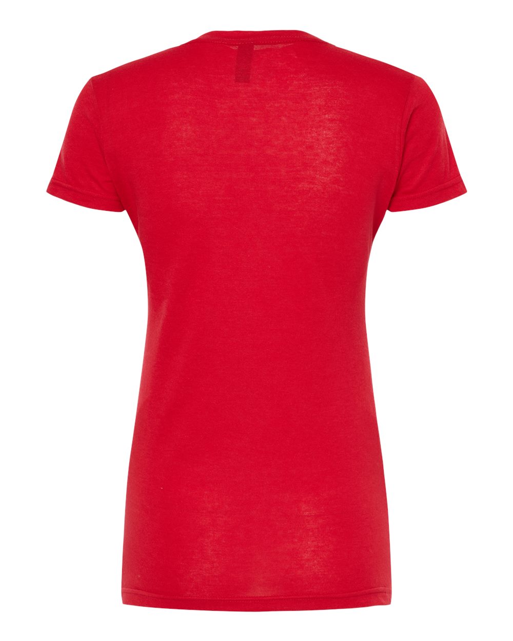 M&O Women's Deluxe Blend V-Neck T-Shirt 3542 #color_Red