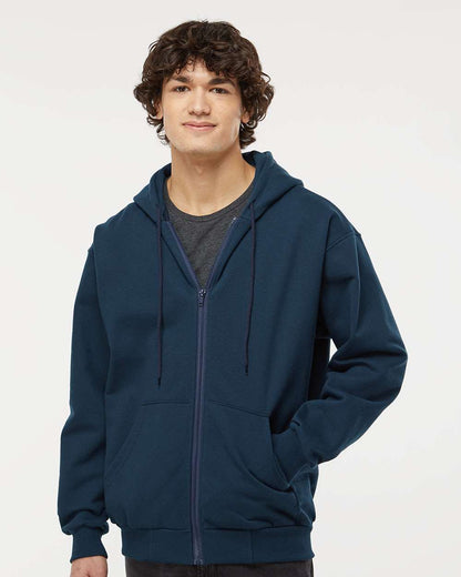 King Fashion Full-Zip Hooded Sweatshirt KF9017 #colormdl_Navy