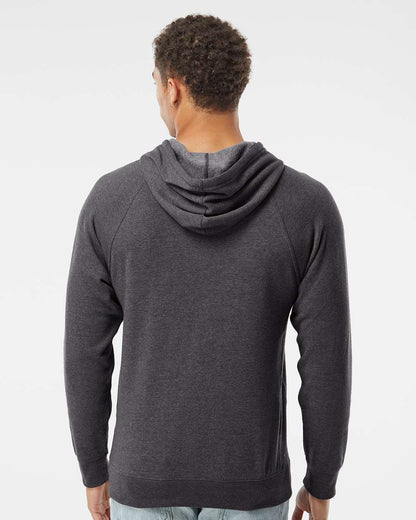 Independent Trading Co. Unisex Special Blend Raglan Hooded Sweatshirt PRM33SBP #colormdl_Carbon