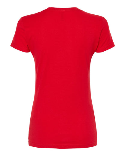 M&O Women's Fine Jersey T-Shirt 4513 #color_Fine Red