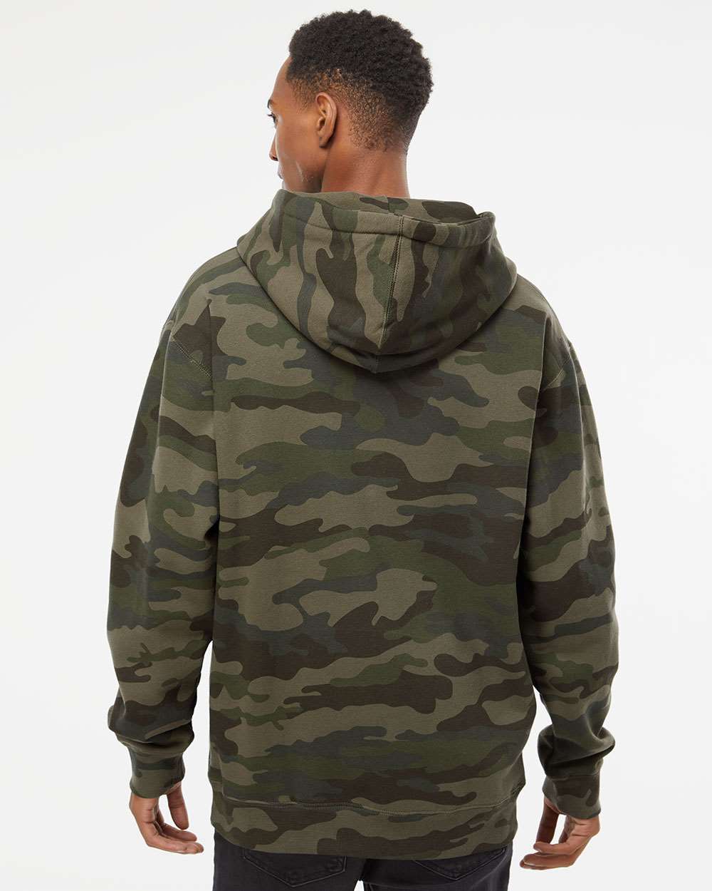 Independent Trading Co. Heavyweight Hooded Sweatshirt IND4000 #colormdl_Forest Camo