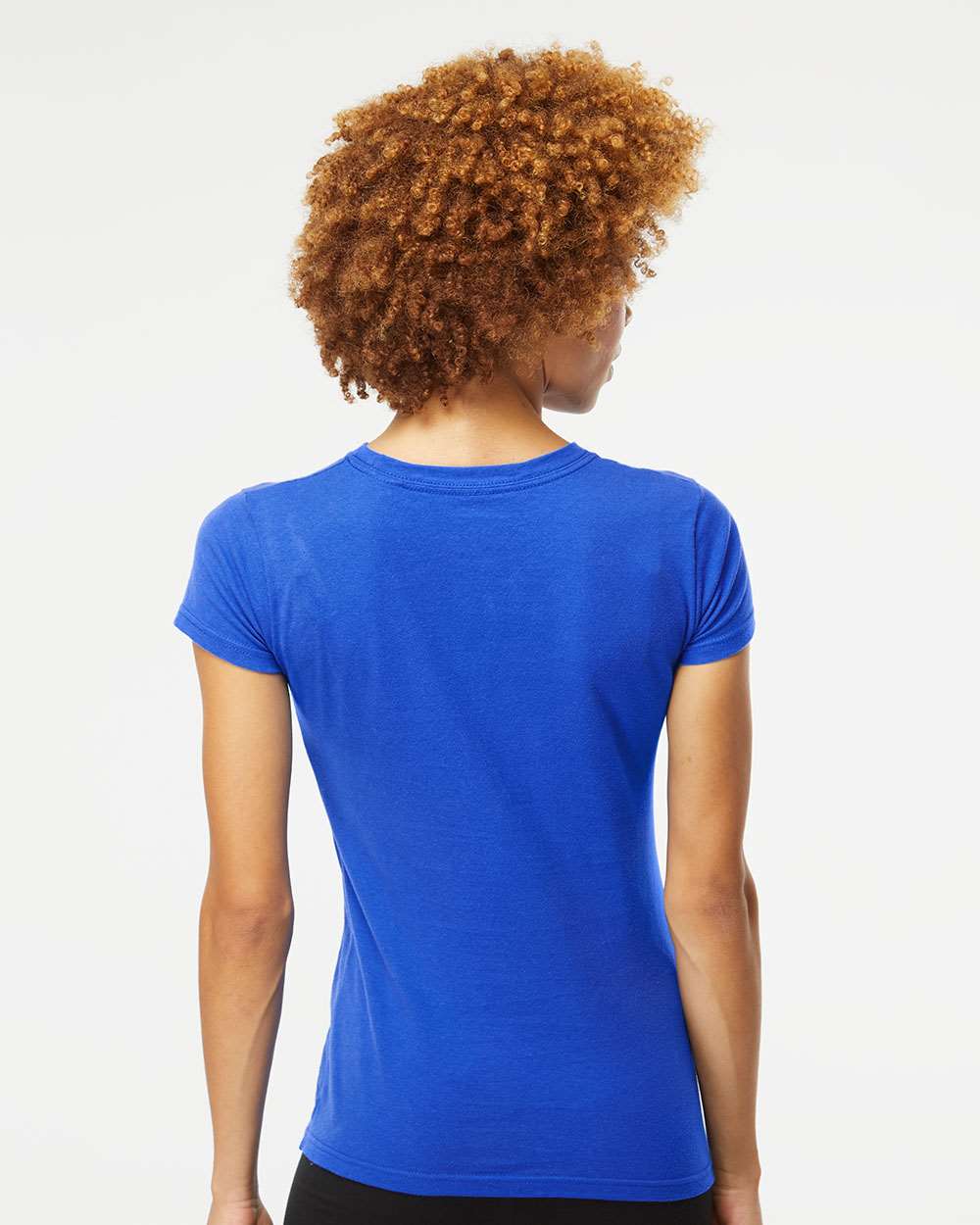 M&O Women's Fine Jersey T-Shirt 4513 #colormdl_Royal