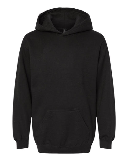 M&O Youth Fleece Pullover Hoodie 3322 #color_Black
