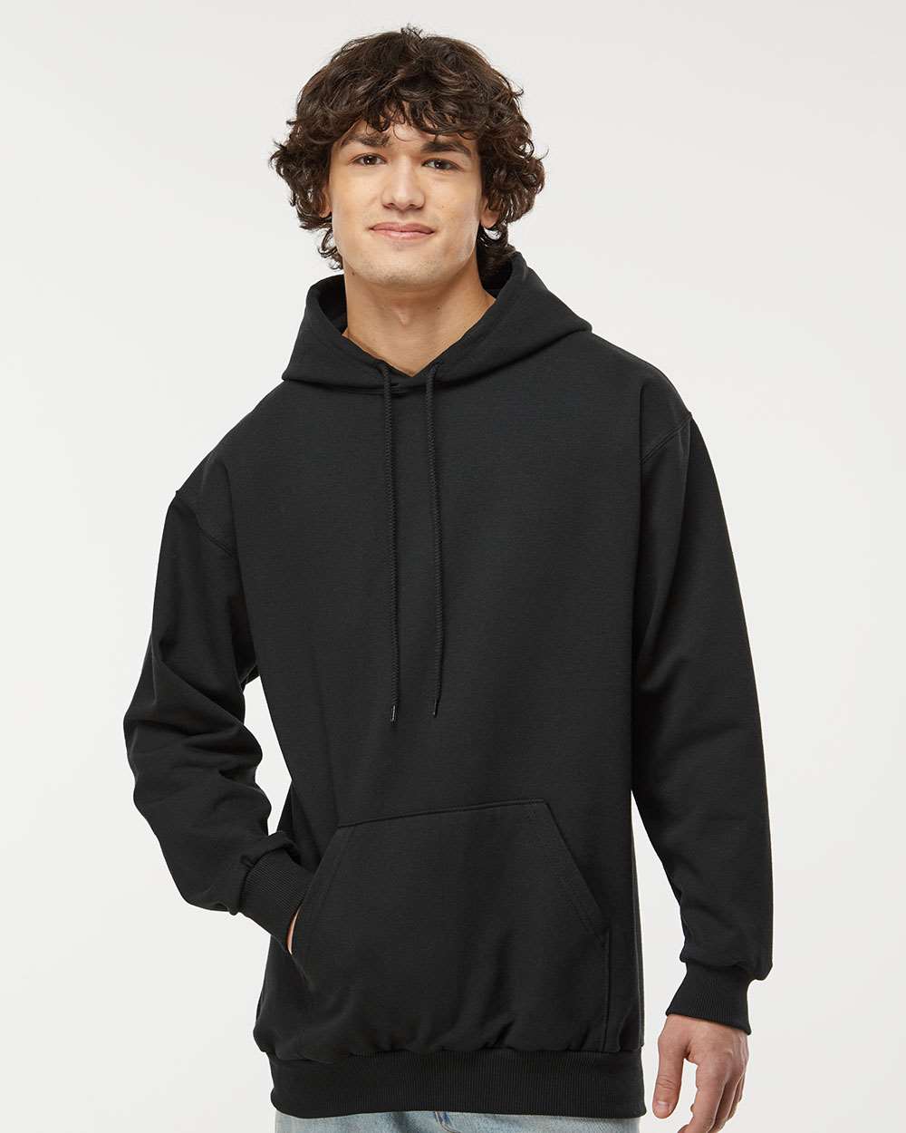 King Fashion Hooded Sweatshirt KF9011 #colormdl_Black