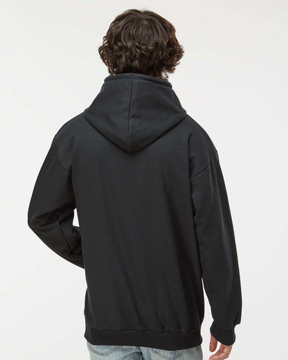 King Fashion Two-Tone Hooded Sweatshirt KF9041 #colormdl_Black/ Charcoal